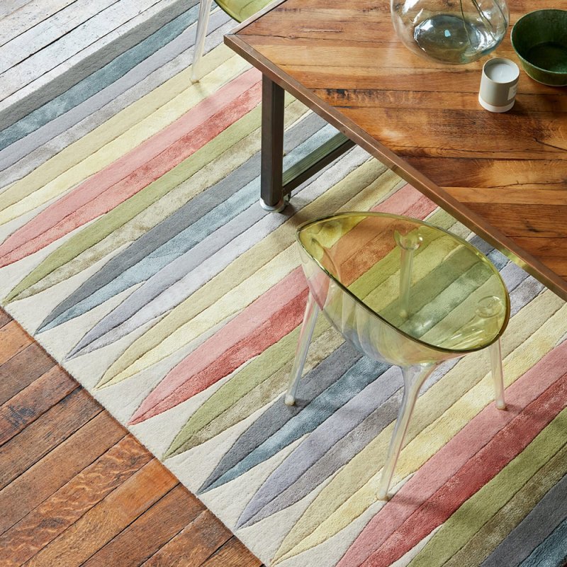 Tapis de salon design multicolore pastel  par Joseph Lebon