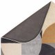 Tapis de salon ovale gris et doré  par Joseph Lebon