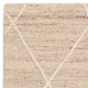 Tapis moderne style berbère beige naturel par Joseph Lebon