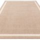 Tapis moderne beige sable avec bordure par Joseph Lebon