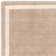 Tapis moderne beige sable avec bordure par Joseph Lebon