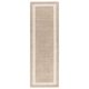 Tapis moderne beige sable avec bordure par Joseph Lebon