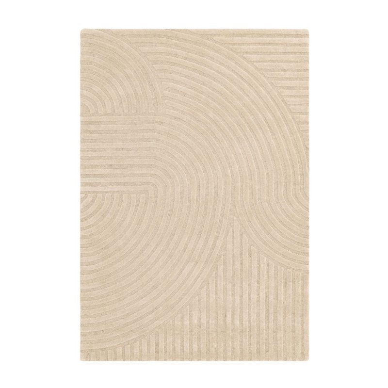 Tapis moderne en laine beige sable par Joseph Lebon