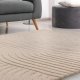 Tapis moderne en laine beige sable par Joseph Lebon