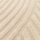 Tapis moderne en laine beige sable par Joseph Lebon