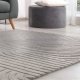 Tapis moderne en laine gris par Joseph Lebon