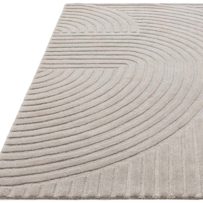 Tapis moderne en laine gris par Joseph Lebon