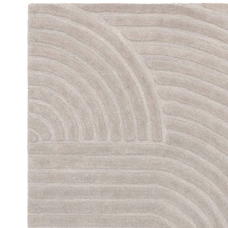 Tapis moderne en laine gris par Joseph Lebon