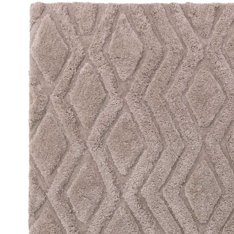Tapis moderne épais et moelleux greige par Joseph Lebon