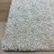 Tapis moelleux sur mesure ivoire anti tache en polyester