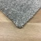 Tapis moelleux sur mesure gris clair anti tache en polyester
