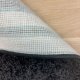 Tapis moelleux sur mesure gris foncé anti tache en polyester
