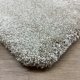 Tapis doux et moelleux sur mesure ivoire anti tache en polyester