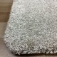 Tapis doux et moelleux sur mesure ivoire anti tache en polyester