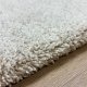 Tapis doux et moelleux sur mesure ivoire anti tache en polyester
