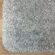 Tapis doux et moelleux sur mesure gris clair anti tache en polyester