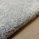 Tapis doux et moelleux sur mesure gris clair anti tache en polyester