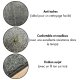 Tapis sur mesure gris anthracite anti taches 100% polypropylène