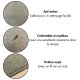 Tapis sur mesure beige anti taches 100% polypropylène