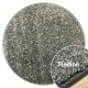 Tapis sur mesure rond gris anthracite anti taches