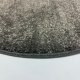 Tapis sur mesure rond gris anthracite anti taches