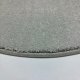 Tapis sur mesure rond gris clair anti taches