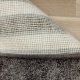 Tapis rond personnalisé gris anthracite 100% Polyester