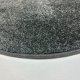 Tapis rond personnalisé gris anthracite 100% Polyester