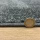 Tapis rond personnalisé gris anthracite 100% Polyester