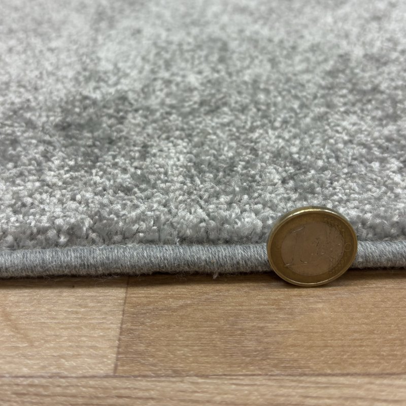 Tapis rond personnalisé gris clair 100% Polyester