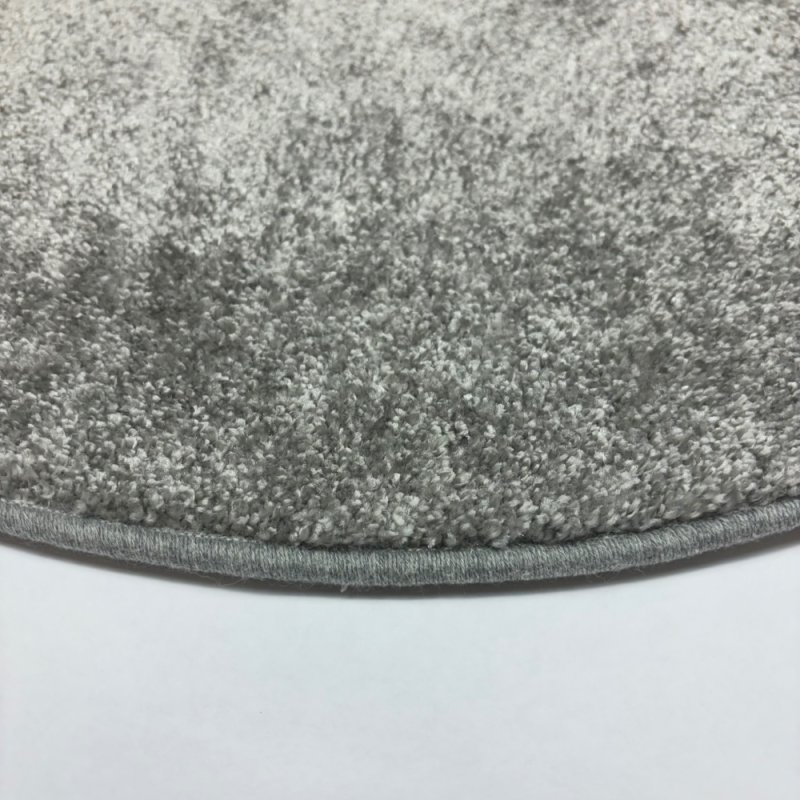 Tapis rond personnalisé gris clair 100% Polyester