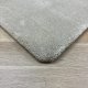 Tapis sur mesure très doux beige effet viscose