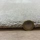 Tapis sur mesure très doux beige effet viscose