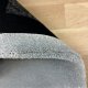 Tapis sur mesure très doux gris clair effet viscose