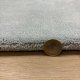 Tapis sur mesure très doux gris clair effet viscose