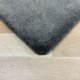 Tapis sur mesure très doux gris anthracite effet viscose