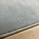 Tapis sur mesure très doux gris clair effet viscose 100% polyamide