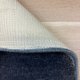Tapis sur mesure très doux rond gris anthracite effet viscose en polyamide