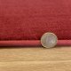 Tapis sur mesure rond très doux rouge en polyamide