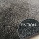 Tapis de de luxe design anthracite sur mesure aspect viscose finition repli