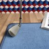 Tapis sur mesure bleu ciel en polyamide par Vorwerk