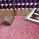 Tapis sur mesure rose en polyamide doux avec effet viscose par Vorwerk