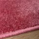 Tapis sur mesure rose en polyamide doux avec effet viscose par Vorwerk