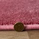 Tapis sur mesure rose en polyamide doux avec effet viscose par Vorwerk