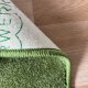 Tapis sur mesure vert en polyamide doux avec effet viscose par Vorwerk