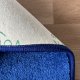 Tapis sur mesure rond bleu roi en polyamide doux avec effet viscose par Vorwerk