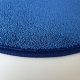 Tapis sur mesure rond bleu roi en polyamide doux avec effet viscose par Vorwerk