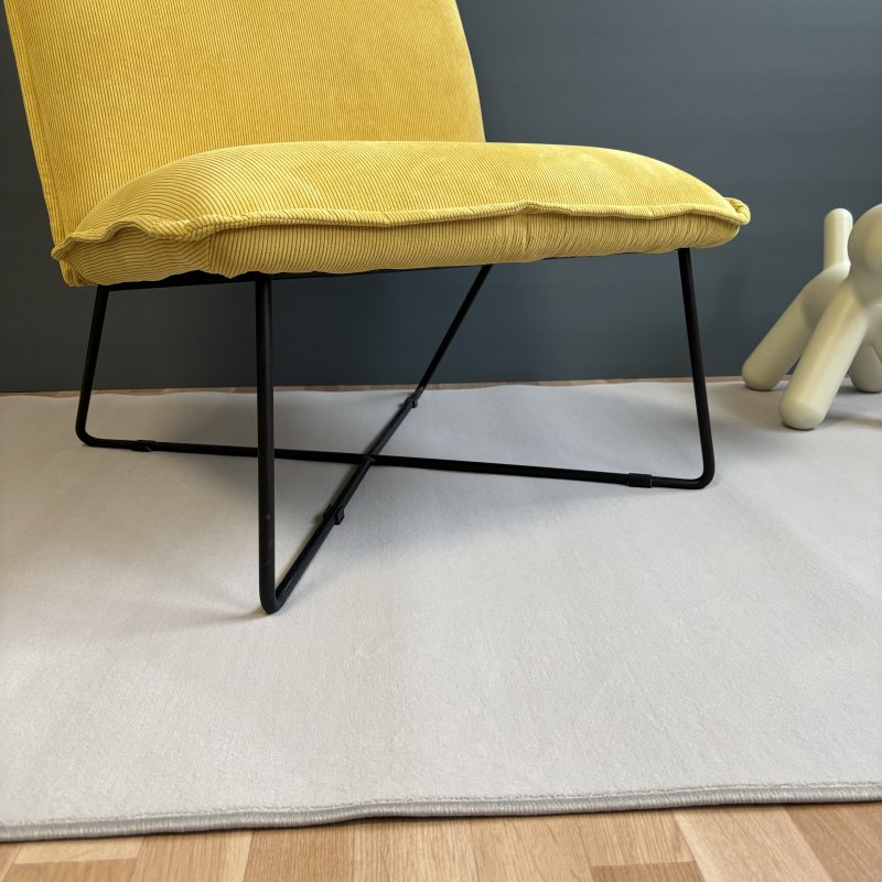 Tapis fin gris perle 120 x 180 cm