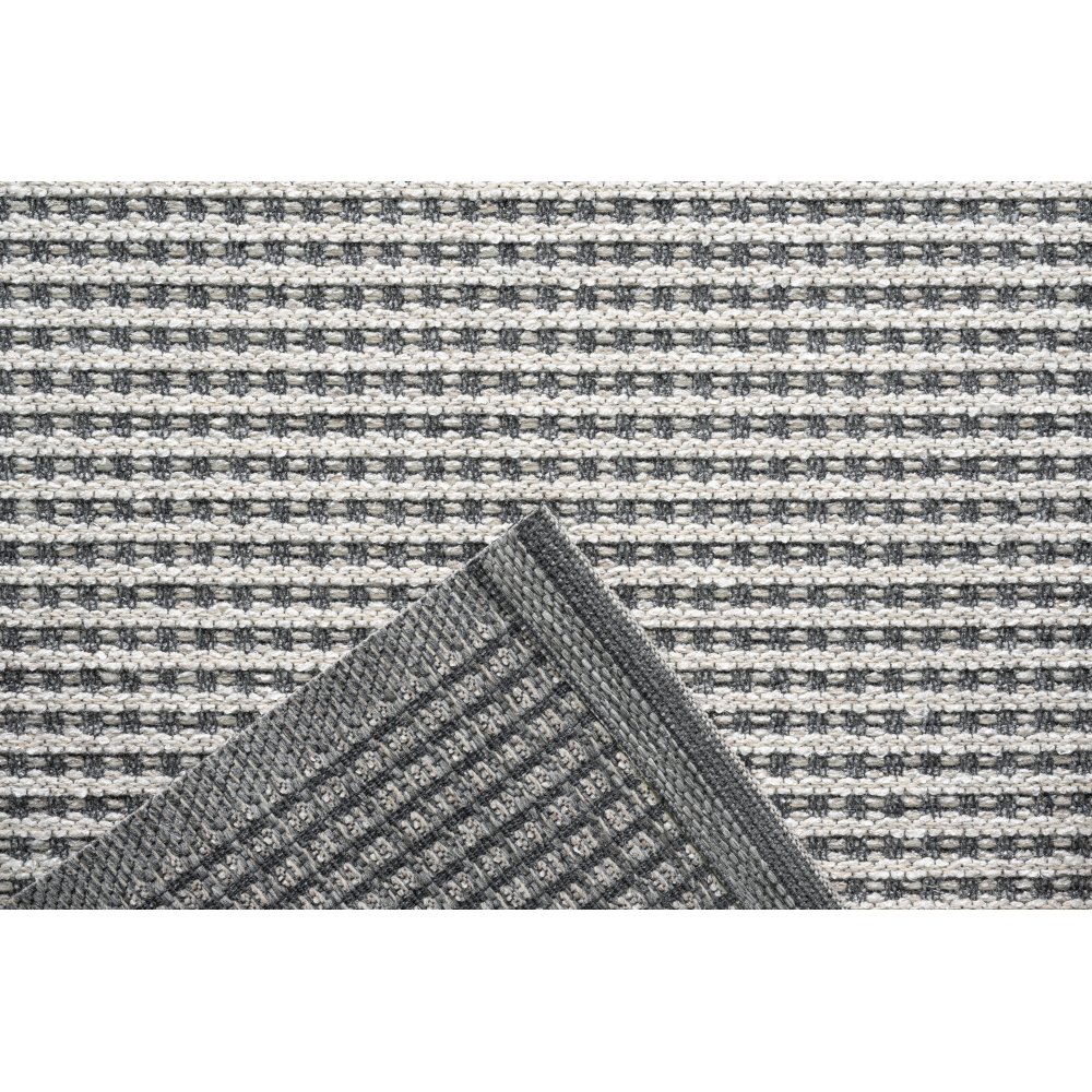 Tapis d'extérieur fin beige et gris