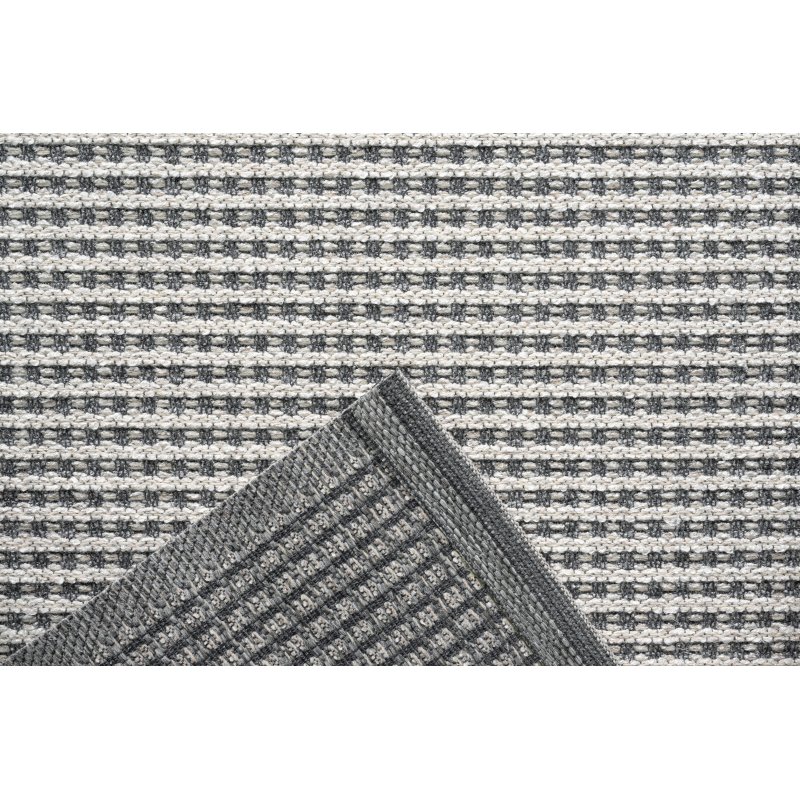 Tapis d'extérieur fin beige et gris